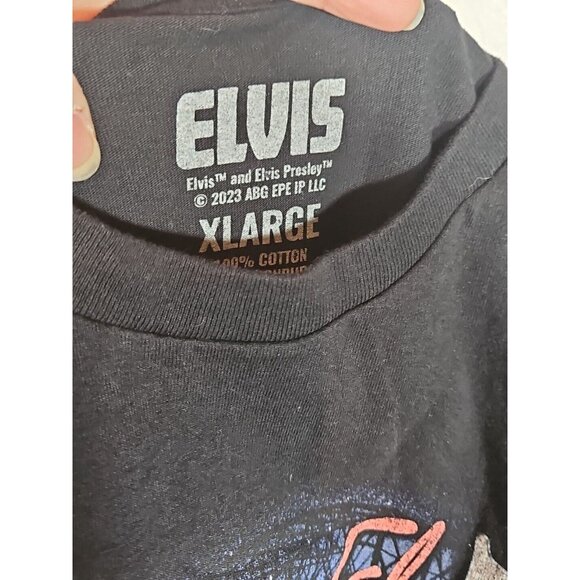 Modern Retro Elvis Presley King Of Rock N Roll T Shirt XL - Picture 3 of 5